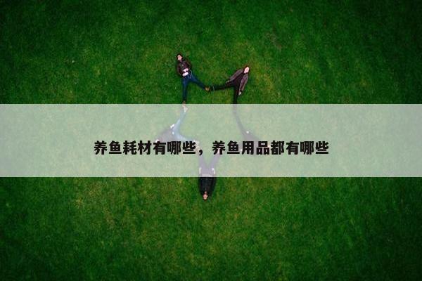 养鱼耗材有哪些，养鱼用品都有哪些